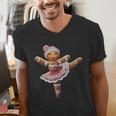 Ballet Dancer Gingerbread Christmas Dance Teacher Girl Women Men's V-Neck T-Shirt, funny gift Ballet Dancer Gingerbread Christmas Dance Teacher Girl Women Men's V-Neck T-Shirt, funny gift