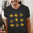Bee Kind Positive Brave Happy Confident Humble Teacher Men's V-Neck T-Shirt, funny gift Bee Kind Positive Brave Happy Confident Humble Teacher Men's V-Neck T-Shirt, funny gift