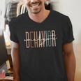 Behavior Analyst Teacher Squad Technician Therapist Analysis Men's V-Neck T-Shirt, funny gift Behavior Analyst Teacher Squad Technician Therapist Analysis Men's V-Neck T-Shirt, funny gift