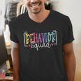 Behavior Squad Therapy Therapists Teachers Behavior Team Men's V-Neck T-Shirt, funny gift Behavior Squad Therapy Therapists Teachers Behavior Team Men's V-Neck T-Shirt, funny gift