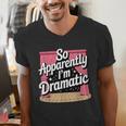 Best Theatre Art For Men Women Musical Drama Teacher Theater Men's V-Neck T-Shirt, funny gift