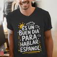 Bilingual Teacher Maestra Spanish Teacher Men's V-Neck T-Shirt, funny gift Bilingual Teacher Maestra Spanish Teacher Men's V-Neck T-Shirt, funny gift