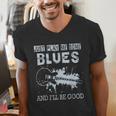 Blues Music Band Lover Vintage Guitar Teacher Blues Men's V-Neck T-Shirt, funny gift Blues Music Band Lover Vintage Guitar Teacher Blues Men's V-Neck T-Shirt, funny gift