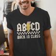Boys Girls Teachers Rock Back To School ABCD Back In Class Men's V-Neck T-Shirt, funny gift Boys Girls Teachers Rock Back To School ABCD Back In Class Men's V-Neck T-Shirt, funny gift