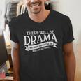 Broadway Actor There Will Be Drama Theater Teacher Men Women Men's V-Neck T-Shirt, funny gift