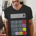 Calculator Math Teacher Halloween Costumes Women Men Adults Men's V-Neck T-Shirt, funny gift Calculator Math Teacher Halloween Costumes Women Men Adults Men's V-Neck T-Shirt, funny gift