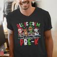 All Is Calm Just Kidding This Is Pre-K Christmas Teacher Men's V-Neck T-Shirt, funny gift All Is Calm Just Kidding This Is Pre-K Christmas Teacher Men's V-Neck T-Shirt, funny gift