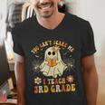 You Can't Scare Me I Teach 3rd Grade Halloween Teacher Ghost Men's V-Neck T-Shirt, funny gift You Can't Scare Me I Teach 3rd Grade Halloween Teacher Ghost Men's V-Neck T-Shirt, funny gift