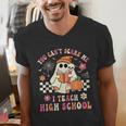 You Can't Scare Me I Teach High School Teacher Halloween Men's V-Neck T-Shirt, funny gift You Can't Scare Me I Teach High School Teacher Halloween Men's V-Neck T-Shirt, funny gift