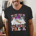 You Can't Scare Me I Teach Pre-k Halloween Teacher Men's V-Neck T-Shirt, funny gift You Can't Scare Me I Teach Pre-k Halloween Teacher Men's V-Neck T-Shirt, funny gift