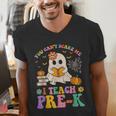 You Can't Scare Me I Teach Pre-k Teacher Halloween Ghost Men Women Kids Men's V-Neck T-Shirt, funny gift You Can't Scare Me I Teach Pre-k Teacher Halloween Ghost Men Women Kids Men's V-Neck T-Shirt, funny gift