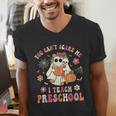 You Can't Scare Me I Teach Preschool Teacher Team Halloween Men's V-Neck T-Shirt, funny gift You Can't Scare Me I Teach Preschool Teacher Team Halloween Men's V-Neck T-Shirt, funny gift