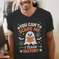 You Can't Scare Me I Teach History Retro Teacher Halloween Men's V-Neck T-Shirt, History Teacher Shirts, funny gift You Can't Scare Me I Teach History Retro Teacher Halloween Men's V-Neck T-Shirt, History Teacher Shirts, funny gift