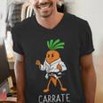 Carrate Karate Carrot Student Teacher Trainee Trainor Men's V-Neck T-Shirt, funny gift Carrate Karate Carrot Student Teacher Trainee Trainor Men's V-Neck T-Shirt, funny gift