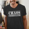 Chaos Coordinator Teacher Mom & Parents Men's V-Neck T-Shirt, funny gift