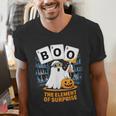 Chemistry Boo Ghost Element Of Surprise Science Teacher Tee Men's V-Neck T-Shirt, Science Teacher Shirts, funny gift