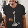 Chemistry Burner Science Lover Biology Chemistry Teacher Men's V-Neck T-Shirt, Science Teacher Shirts, funny gift