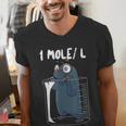 Chemistry Chemist Student Science Teacher Mole Men's V-Neck T-Shirt, Science Teacher Shirts, funny gift