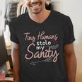 Childcare Provider Daycare Teacher Stole My Sanity Men's V-Neck T-Shirt, funny gift