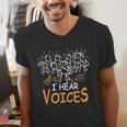 Choir Teacher I Hear Voices Chorister Church Choral Music Men's V-Neck T-Shirt, funny gift Choir Teacher I Hear Voices Chorister Church Choral Music Men's V-Neck T-Shirt, funny gift