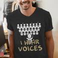 Choir Teacher Shirt I Hear Voices Chorister Tee Men's V-Neck T-Shirt, funny gift