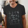 Christian Steps Of Spirit Bible Verse Ballet Dancer Teacher Men's V-Neck T-Shirt, funny gift Christian Steps Of Spirit Bible Verse Ballet Dancer Teacher Men's V-Neck T-Shirt, funny gift