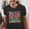 This Is My Circus And These Are My Monkeys School Teacher Men's V-Neck T-Shirt, funny gift This Is My Circus And These Are My Monkeys School Teacher Men's V-Neck T-Shirt, funny gift