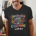 Communication ASL Teacher Deaf People ASL Interpreter Men's V-Neck T-Shirt, funny gift Communication ASL Teacher Deaf People ASL Interpreter Men's V-Neck T-Shirt, funny gift