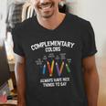 Complementary Colors Art Teacher Pun Shirt Men's V-Neck T-Shirt, funny gift