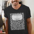 Composition Notebook Matching Group Halloween Teachers Men's V-Neck T-Shirt, funny gift