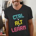 Computer Teacher Back To School Kids Ctrl Alt Learn Men's V-Neck T-Shirt, funny gift Computer Teacher Back To School Kids Ctrl Alt Learn Men's V-Neck T-Shirt, funny gift