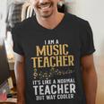 Cool Music Teacher Art For Men Women School Orchestra Coach Men's V-Neck T-Shirt, funny gift