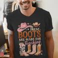 Cowboy Teacher These Boots Are Made-For Teaching School Men's V-Neck T-Shirt, funny gift Cowboy Teacher These Boots Are Made-For Teaching School Men's V-Neck T-Shirt, funny gift