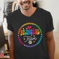 Cultivando Bilingues Dual Language Bilingual Team Teacher Men's V-Neck T-Shirt, funny gift Cultivando Bilingues Dual Language Bilingual Team Teacher Men's V-Neck T-Shirt, funny gift