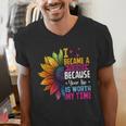 Cute I Became A Teacher Because Your Life Is Worth My Time Men's V-Neck T-Shirt, funny gift Cute I Became A Teacher Because Your Life Is Worth My Time Men's V-Neck T-Shirt, funny gift