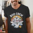 Cute Group Matching Teachers Halloween Men's V-Neck T-Shirt, funny gift Cute Group Matching Teachers Halloween Men's V-Neck T-Shirt, funny gift
