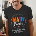 Cute Math Coach Teacher Mathematical Nerd School Men's V-Neck T-Shirt, funny gift Cute Math Coach Teacher Mathematical Nerd School Men's V-Neck T-Shirt, funny gift