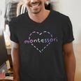 Cute Montessori For Teachers Kids & Moms Men's V-Neck T-Shirt, funny gift Cute Montessori For Teachers Kids & Moms Men's V-Neck T-Shirt, funny gift