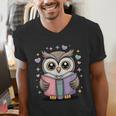 Cute Reading Owl Book Lover Teacher Librarian Bookworm Men's V-Neck T-Shirt, funny gift Cute Reading Owl Book Lover Teacher Librarian Bookworm Men's V-Neck T-Shirt, funny gift