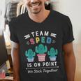 Cute SPED Teacher Special Education Cactus SPED Teacher Men's V-Neck T-Shirt, funny gift Cute SPED Teacher Special Education Cactus SPED Teacher Men's V-Neck T-Shirt, funny gift