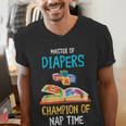 Daycare Provider Master Of Diapers Childcare Teacher Men's V-Neck T-Shirt, funny gift Daycare Provider Master Of Diapers Childcare Teacher Men's V-Neck T-Shirt, funny gift
