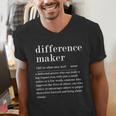 Difference Maker Definition Best Friend Teacher Life Men's V-Neck T-Shirt, funny gift
