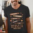 We Can Be Different On The Outside Melanin Teacher Men Women Kids Men's V-Neck T-Shirt, funny gift