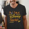 Disney Back To School I'm A Disney Teacher Crafty Logo Men's V-Neck T-Shirt, funny gift Disney Back To School I'm A Disney Teacher Crafty Logo Men's V-Neck T-Shirt, funny gift
