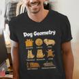 Dog Geometry Math Teacher Back To School STEM Humor Men's V-Neck T-Shirt, funny gift Dog Geometry Math Teacher Back To School STEM Humor Men's V-Neck T-Shirt, funny gift