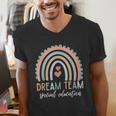 Dream Team Special Education Teacher ED SPED Squad Rainbow Men's V-Neck T-Shirt, funny gift Dream Team Special Education Teacher ED SPED Squad Rainbow Men's V-Neck T-Shirt, funny gift