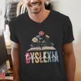 Dyslexia Teacher Awareness Dyslexic Dyslexics Dyslexia Men's V-Neck T-Shirt, funny gift Dyslexia Teacher Awareness Dyslexic Dyslexics Dyslexia Men's V-Neck T-Shirt, funny gift