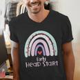 Early Headstart Cute Retro Rainbow Teachers Men's V-Neck T-Shirt, funny gift Early Headstart Cute Retro Rainbow Teachers Men's V-Neck T-Shirt, funny gift