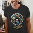 Education Is Freedom History Month Teacher Books Afro Men's V-Neck T-Shirt, History Teacher Shirts, funny gift