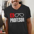 El Professor Money Costume Profesor Glasses Men Teacher Gift Men's V-Neck T-Shirt, funny gift El Professor Money Costume Profesor Glasses Men Teacher Gift Men's V-Neck T-Shirt, funny gift